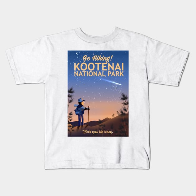 Kootenai National Park Idaho Kids T-Shirt by nickemporium1